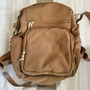 Stylish Tan diaper bag